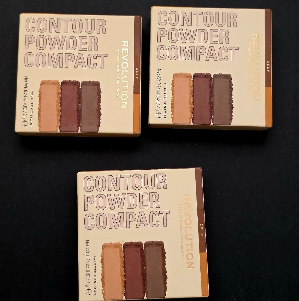 Revolution Contour Powder Compact - Rich Browns and Warm Tans